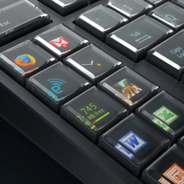 Can You Make a Keyboard With Tiny LCD Screens? Optimus Keyboard